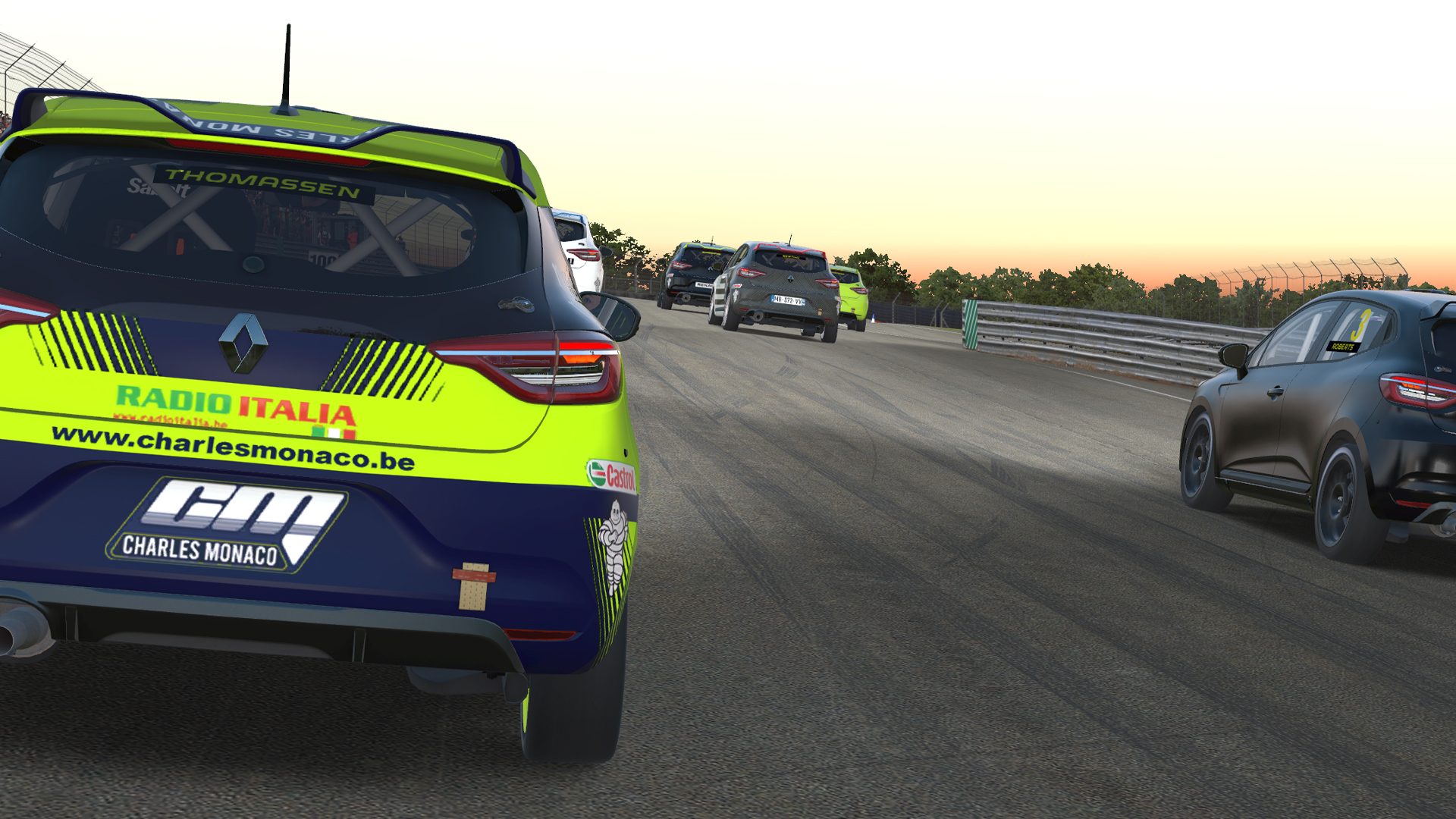 Renault Clio  - Brands Hatch - Charles Monaco Racing Team