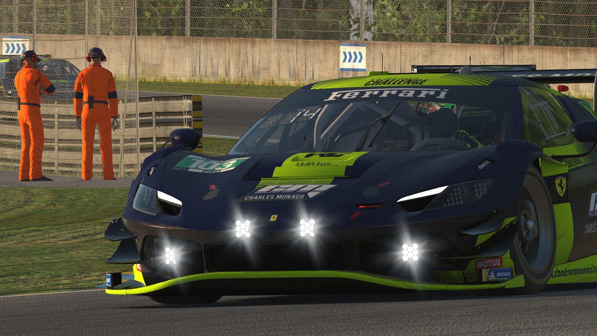 Ferrari 296 GT3 - Le mans - Charles Monaco Racing Team