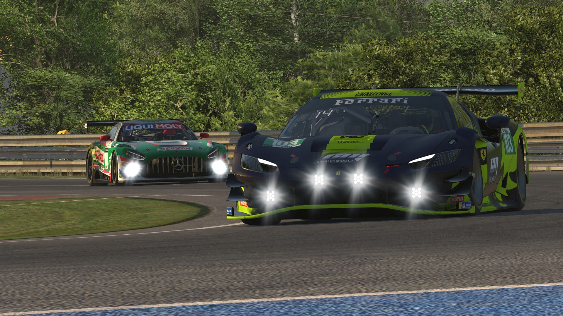 Ferrari 296 GT3 - Le mans - Charles Monaco Racing Team