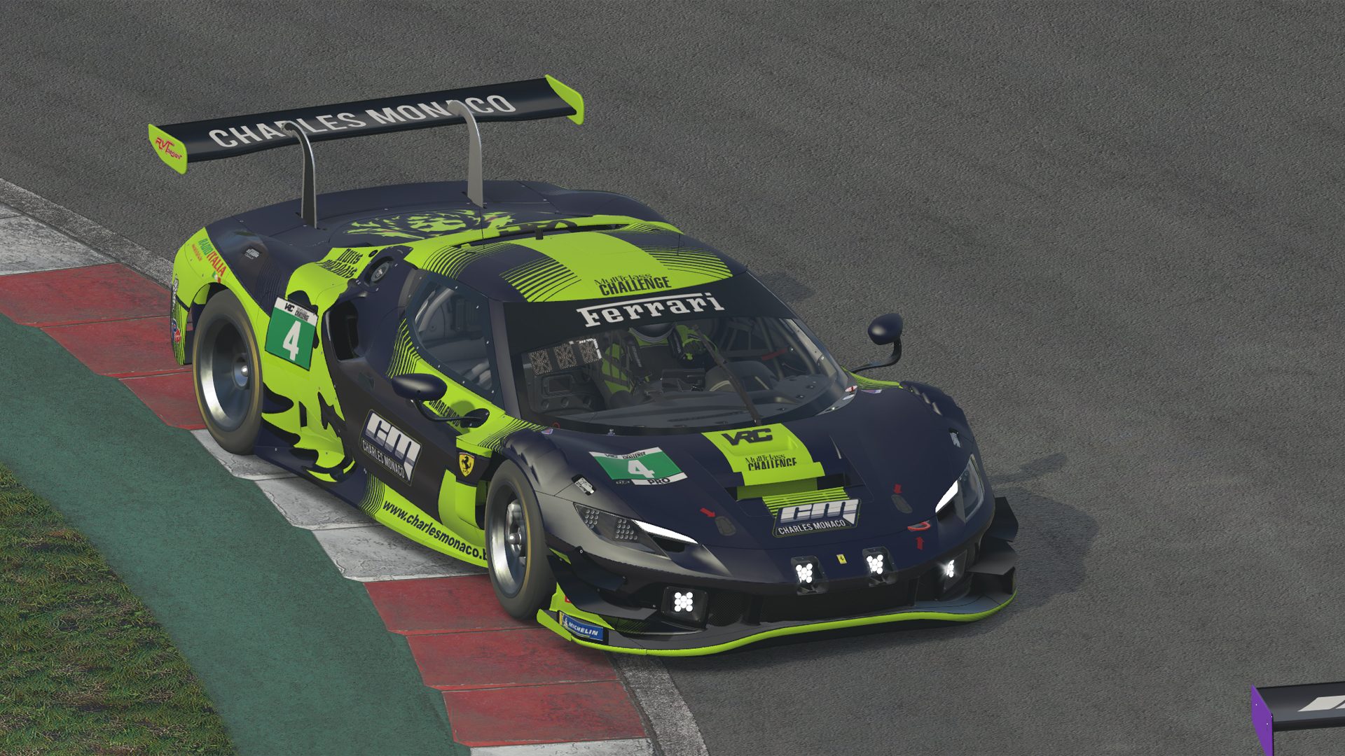 Ferrari 296 GT3 - Fuji Speedway - Charles Monaco Racing Team