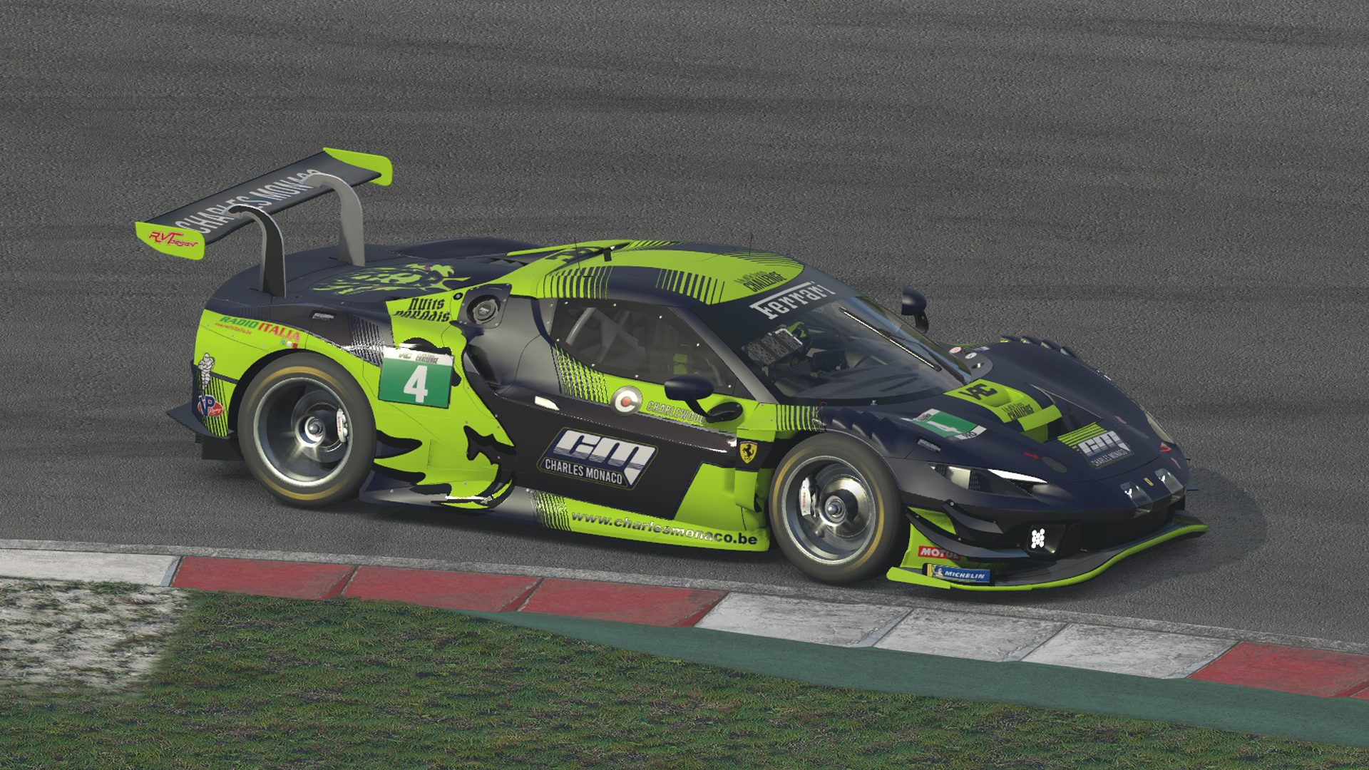 Ferrari 296 GT3 - Fuji Speedway - Charles Monaco Racing Team