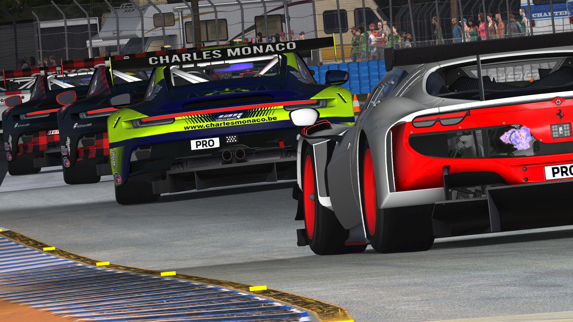 Porsche 911 GT3 R (992) - Sebring - Charles Monaco Racing Team