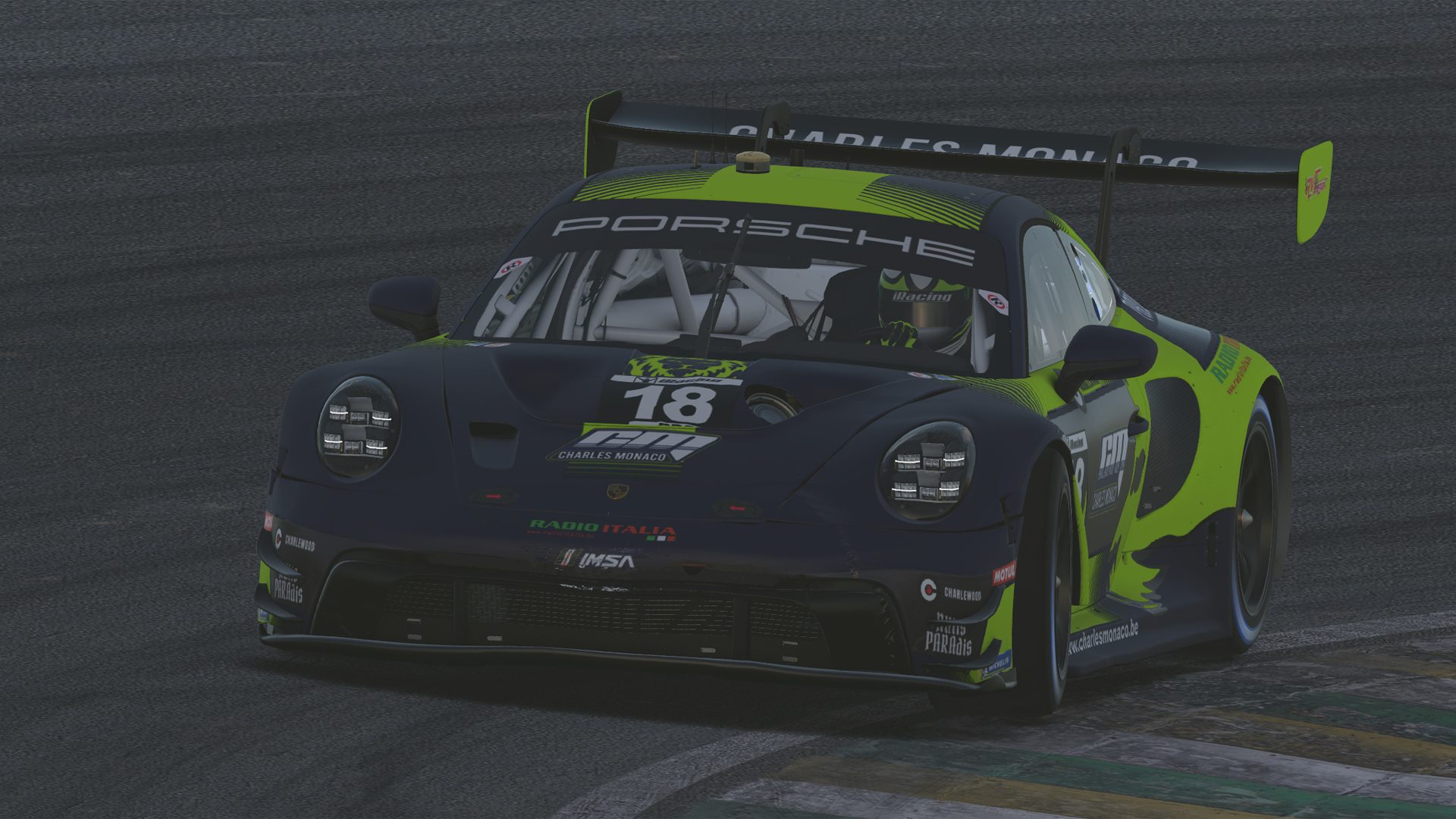 Porsche 911 GT3 R (992) - Interlagos - Charles Monaco Racing Team