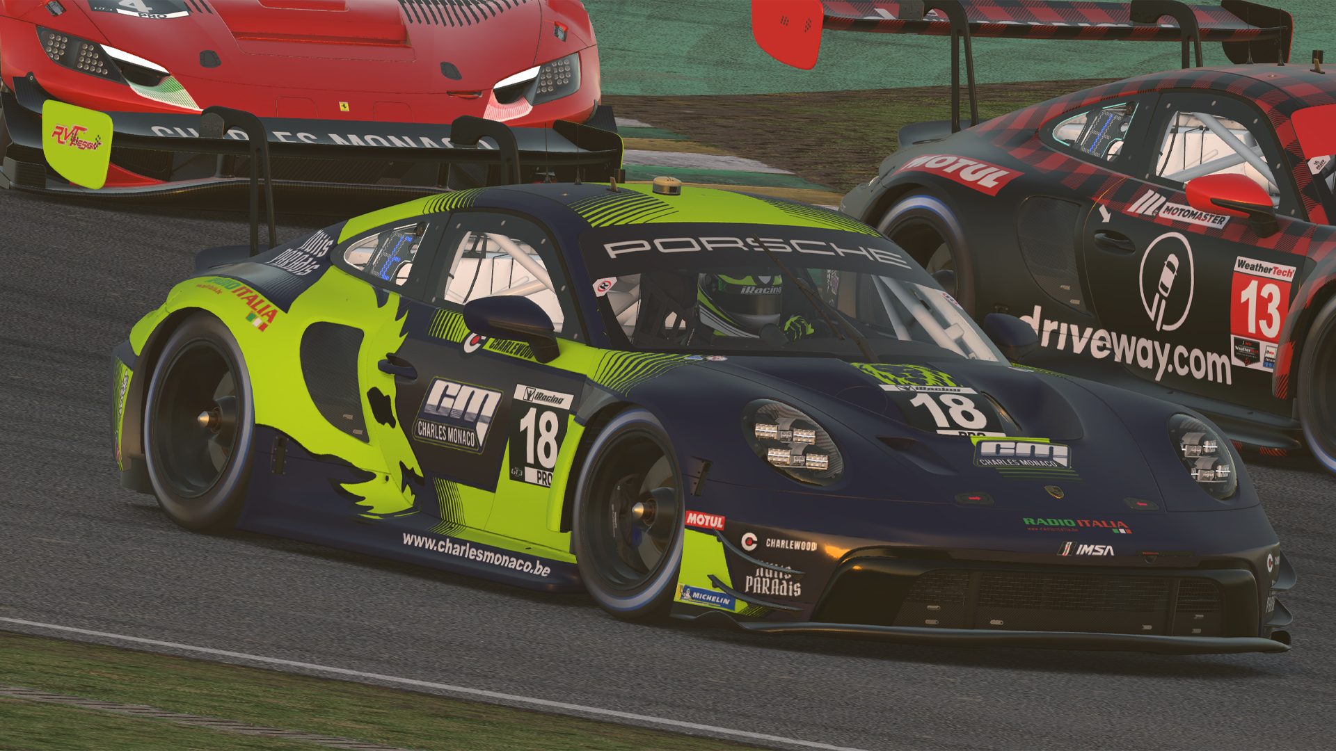 Porsche 911 GT3 R (992) - Interlagos - Charles Monaco Racing Team