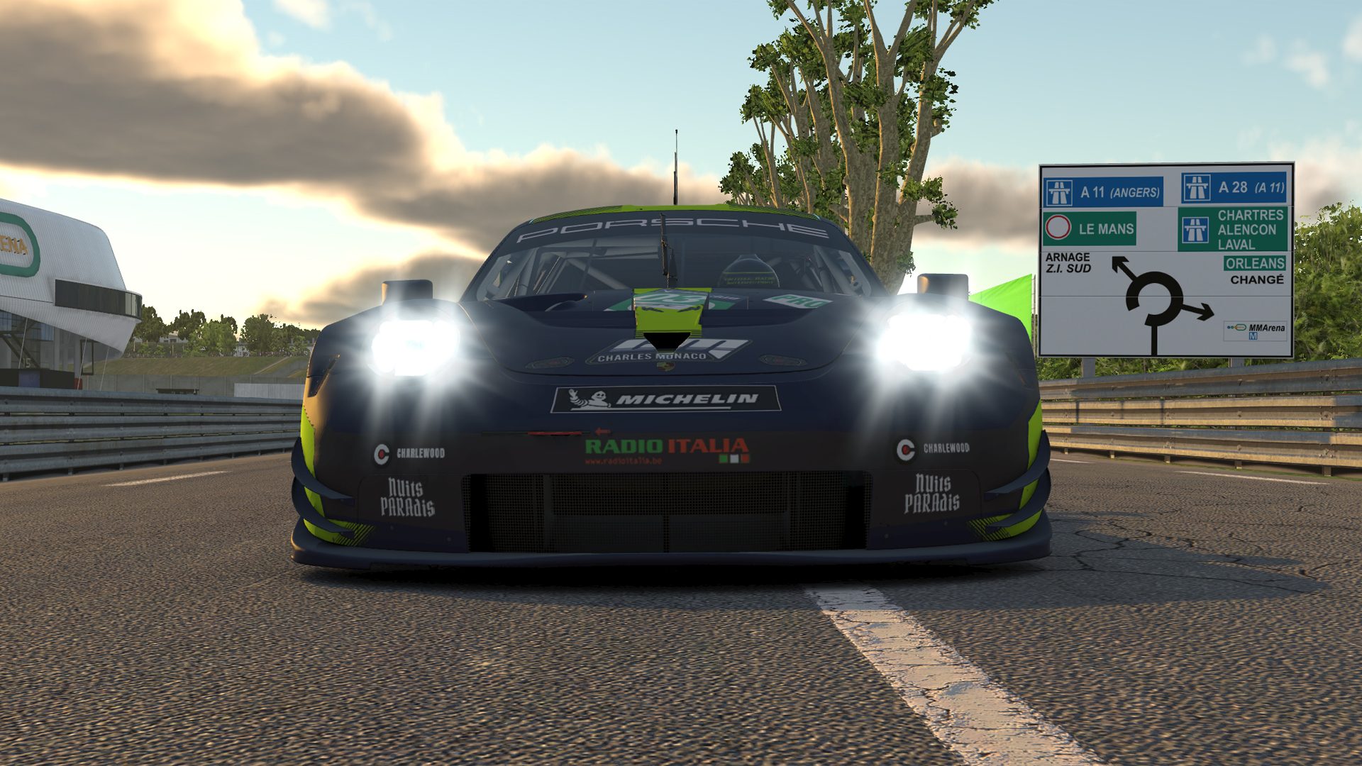 Porsche 911 RSR - Le Mans - Charles Monaco Racing Team