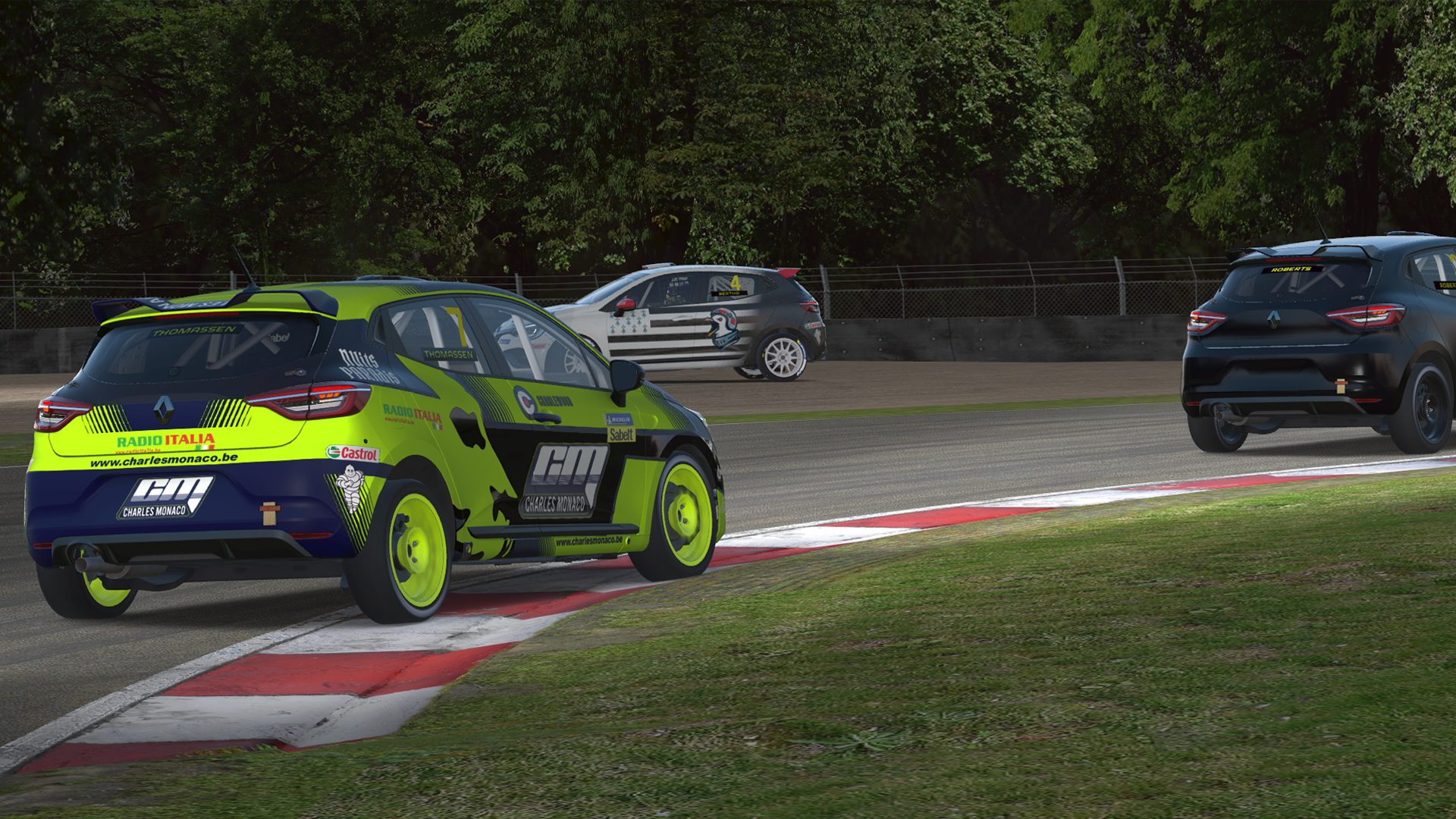 Renault Clio  - Brands Hatch - Charles Monaco Racing Team