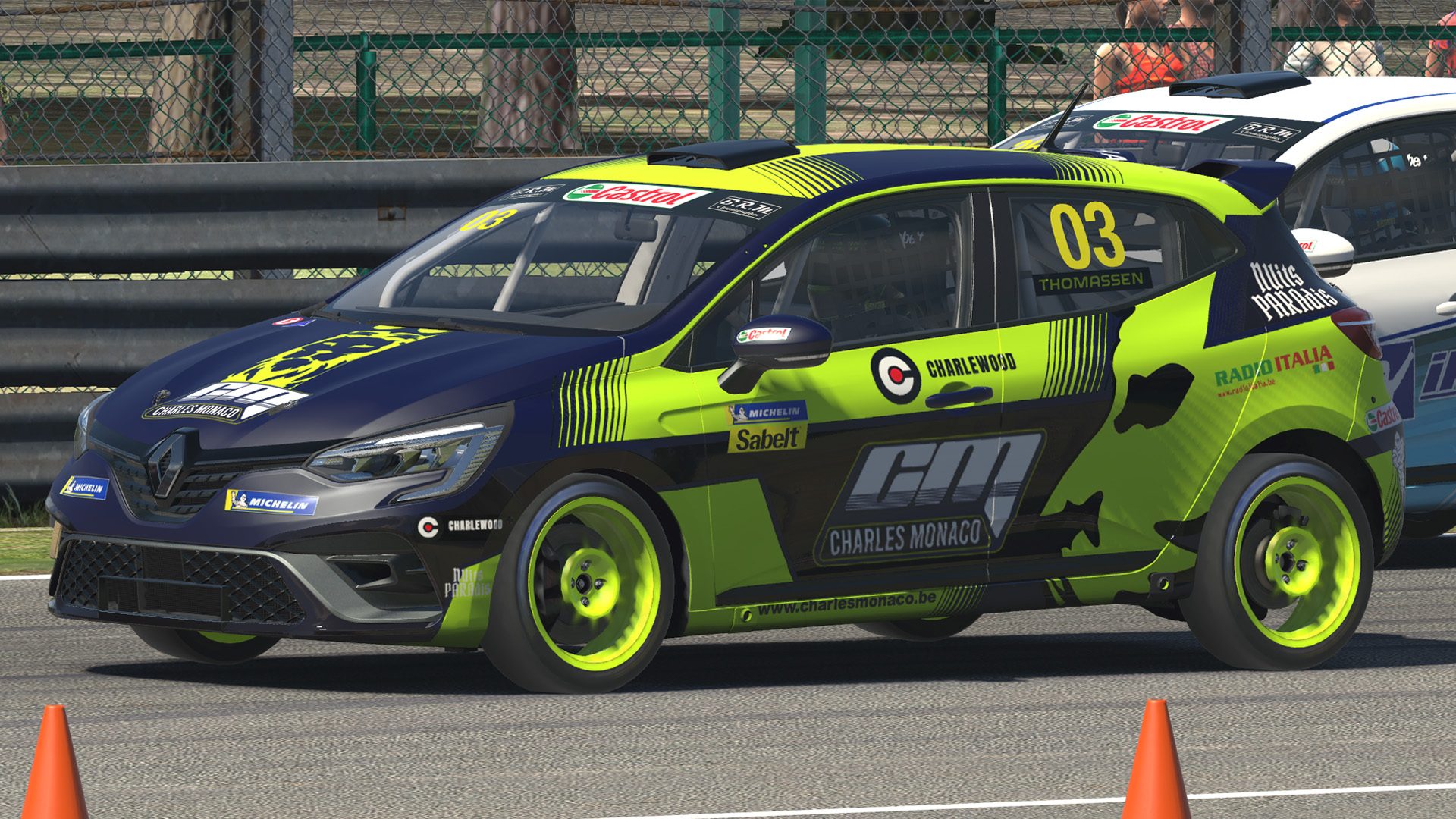 Renault Clio  - Zolder - Charles Monaco Racing Team